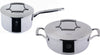 Saveur Selects - Voyage Series - Pannenset - Kookpan 25 cm - Steelpan 20 cm - Triply RVS - Pfas vrij