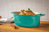 Saveur Selects Série Voyage - Cocotte Ovale en Fonte - 30 cm - Cocotte avec couvercle léger à double paroi - Bleu Saveur - Convient à l'induction et à toutes les autres sources de chaleur