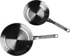 Saveur Selects Série Voyage - Set de Poêles à Frire Triply Inox Induction - 20 cm - 25 cm - Anti-Adhésif - Garantie à Vie - Set de Poêles de Luxe